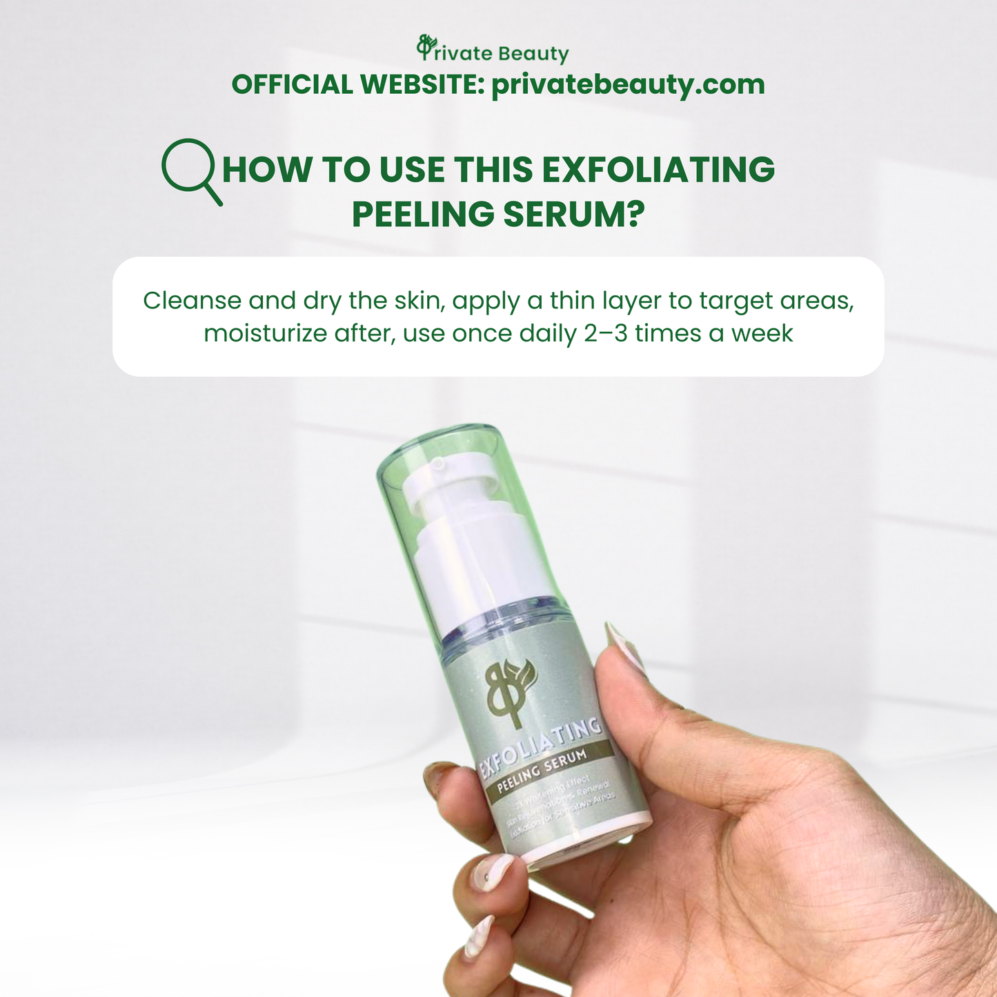 Private Beauty Exfoliating Peeling Serum