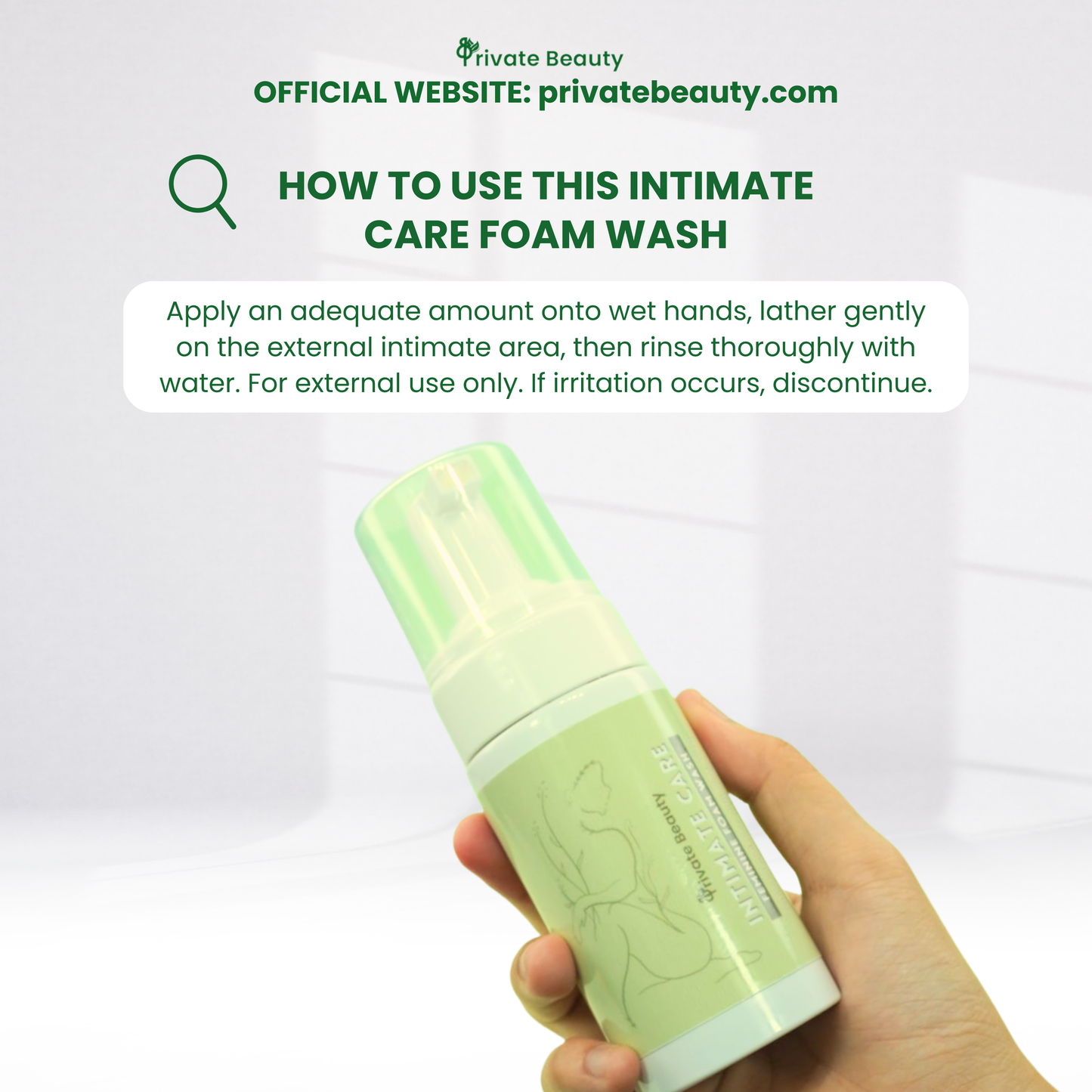 Private Beauty Intimate Care Foam Wash