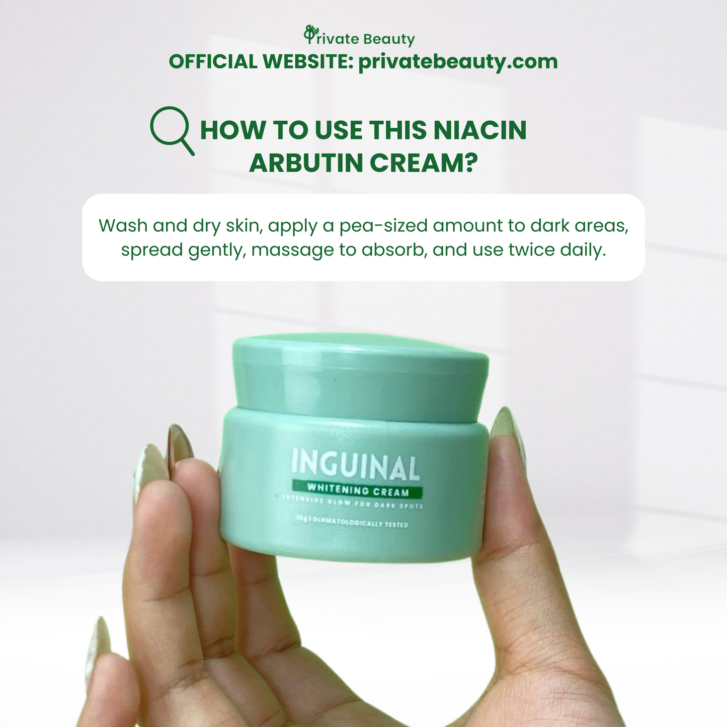 Private Beauty Niacin-Arbutin Cream