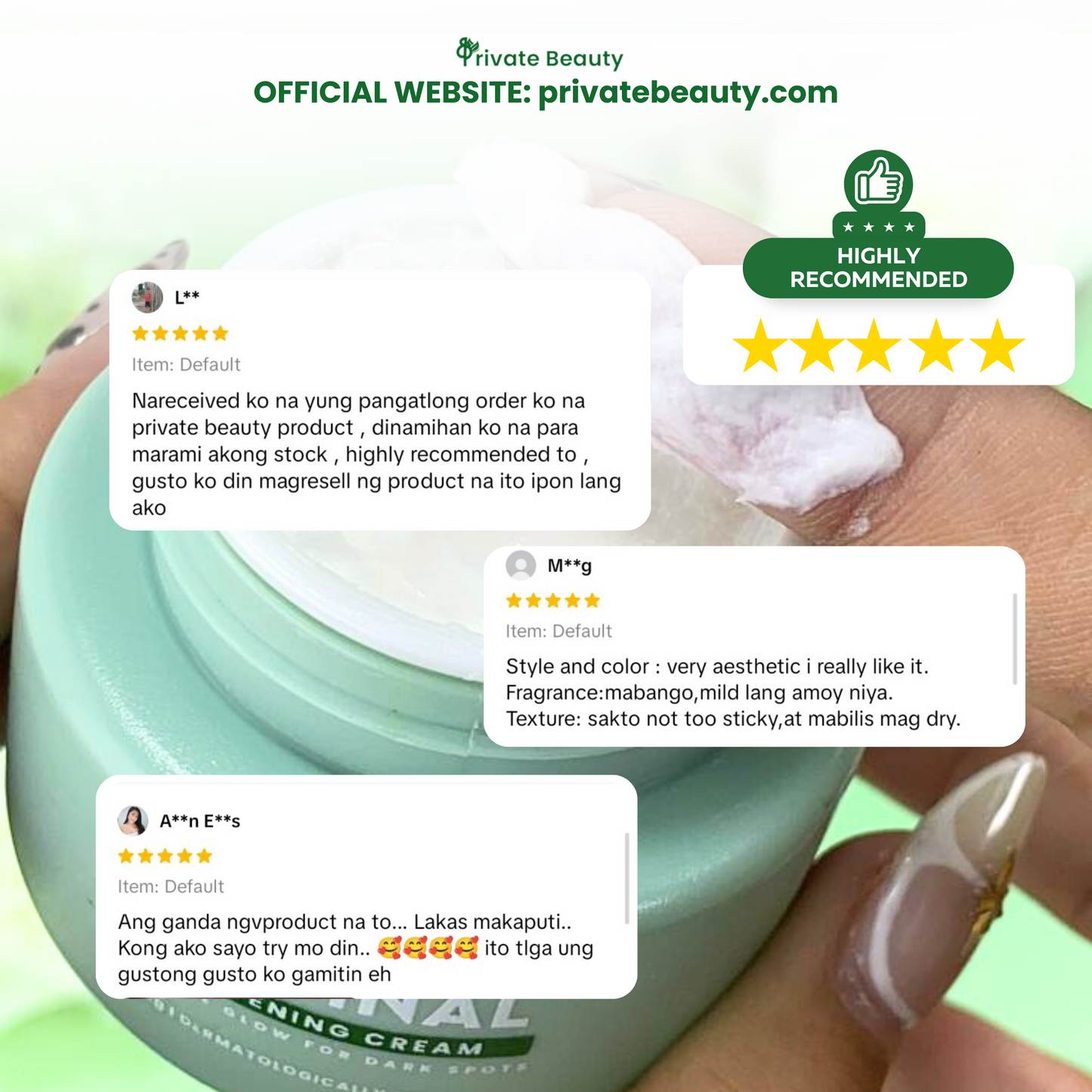 Private Beauty Niacin-Arbutin Cream