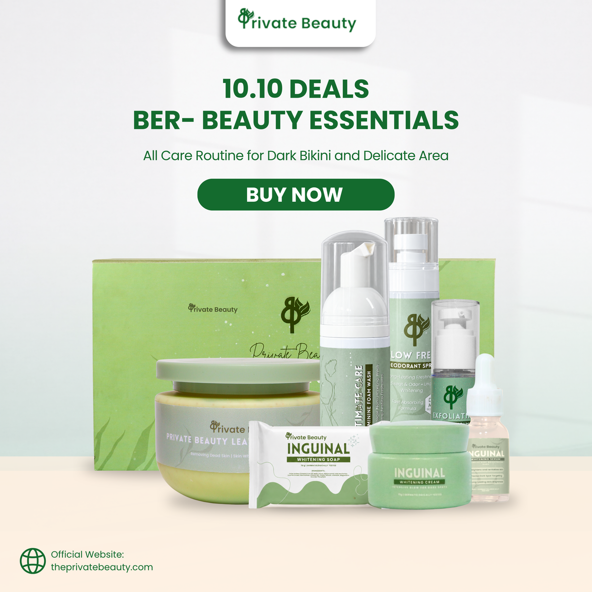 [10.10] Private Beauty Intimate Skincare Set (Full Set)