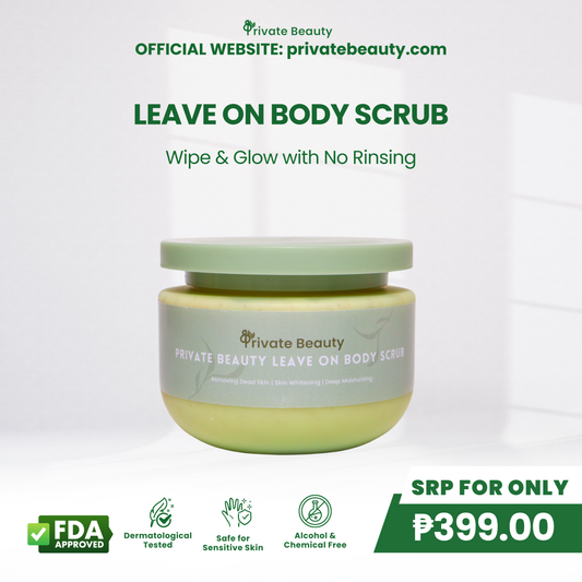 Private Beauty Leave On Body Scrub