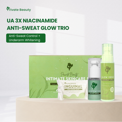 Private Beauty UA 3X Niacinamide Anti-Sweat Glow Trio