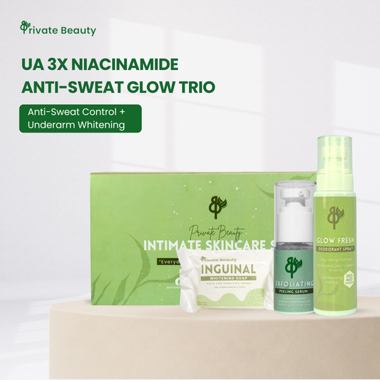 Private Beauty UA 3X Niacinamide Anti-Sweat Glow Trio