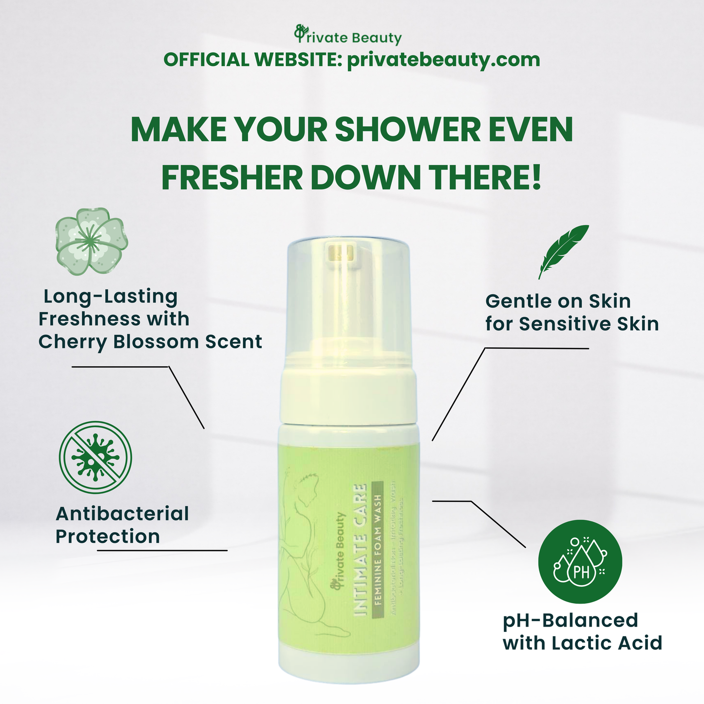 Private Beauty Intimate Care Foam Wash
