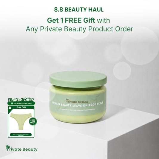 [8.8] Private Beauty Leave On Body Scrub