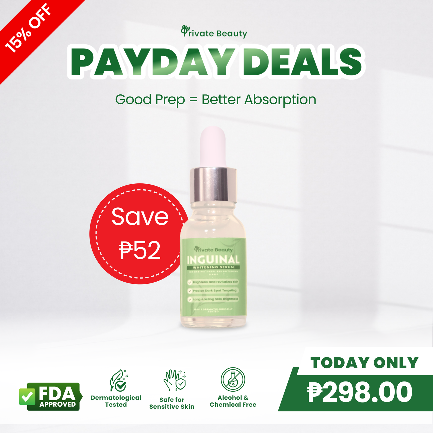 Private Beauty Inguinal Whitening Serum