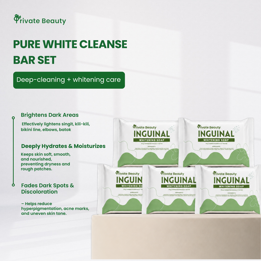 Pure White Cleanse Bar Set (5pcs soap)