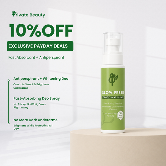 [10% OFF] Private Beauty Anti-Sweat Glow Fresh Deo Spray