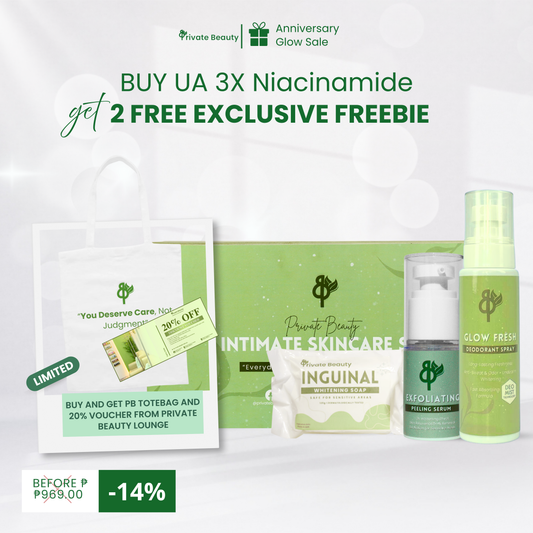 [7.7] Private Beauty UA 3X Niacinamide Anti-Sweat Glow Trio