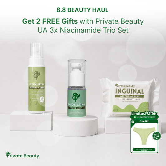 [8.8] Private Beauty UA 3X Niacinamide Anti-Sweat Glow Trio