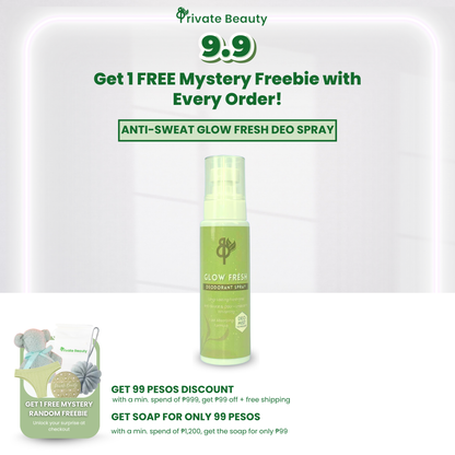 [9.9 Deals] Private Beauty Anti-Sweat Glow Fresh Deo Spray