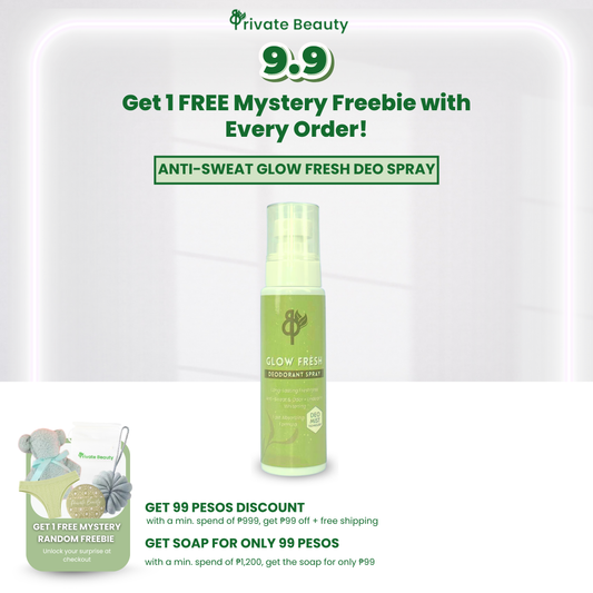[9.9 Deals] Private Beauty Anti-Sweat Glow Fresh Deo Spray