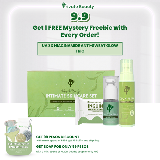 [9.9 Deals] Private Beauty UA 3X Niacinamide Anti-Sweat Glow Trio