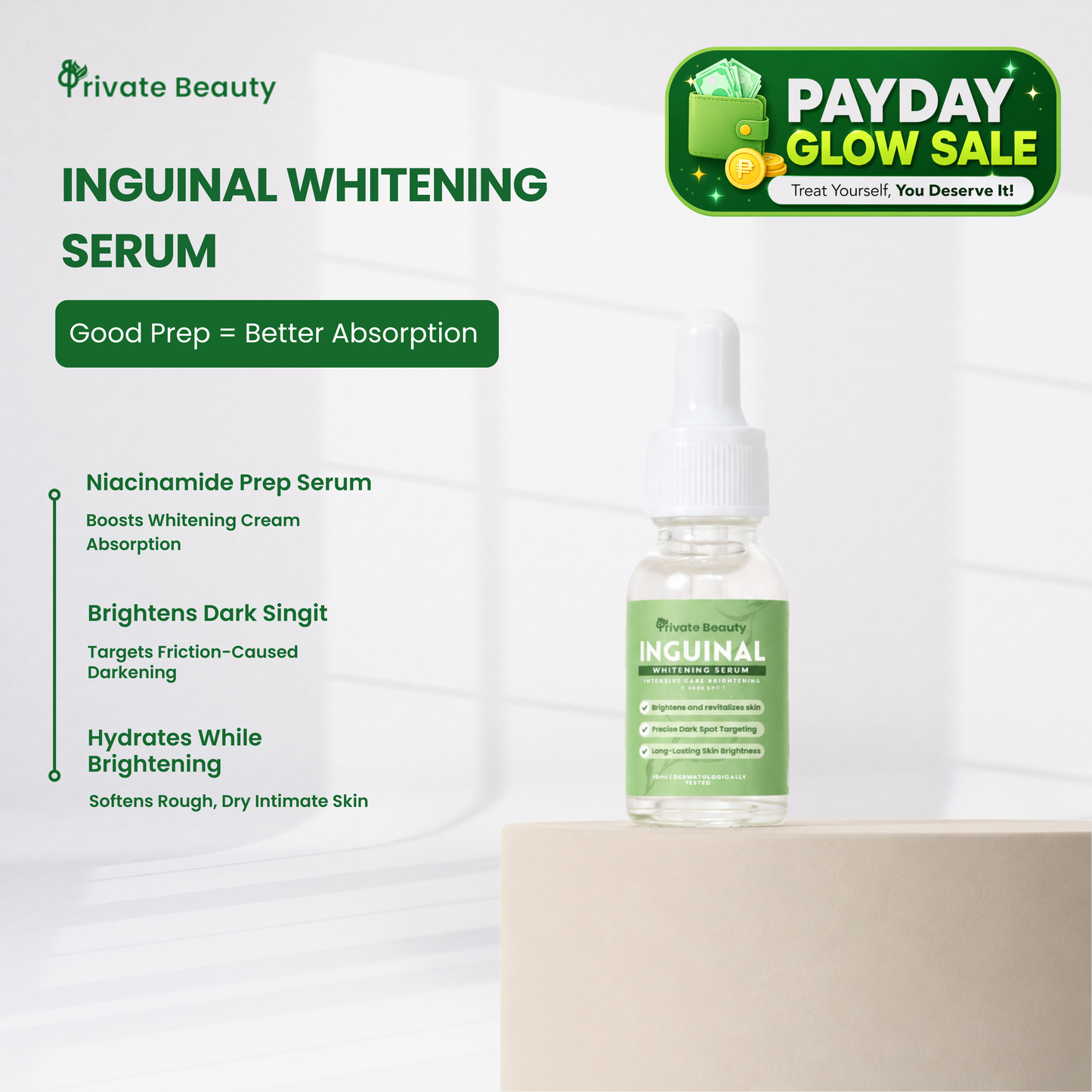 [PAYDAY SALE] Private Beauty Inguinal Whitening Serum
