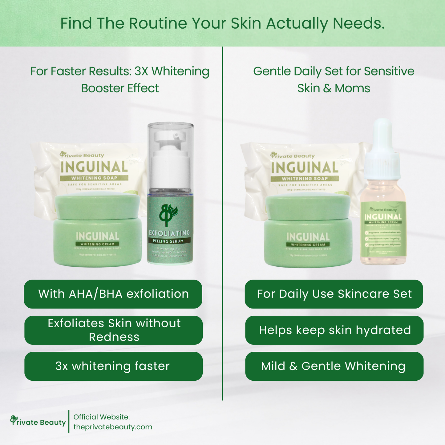 Private Trio Power Peel Set