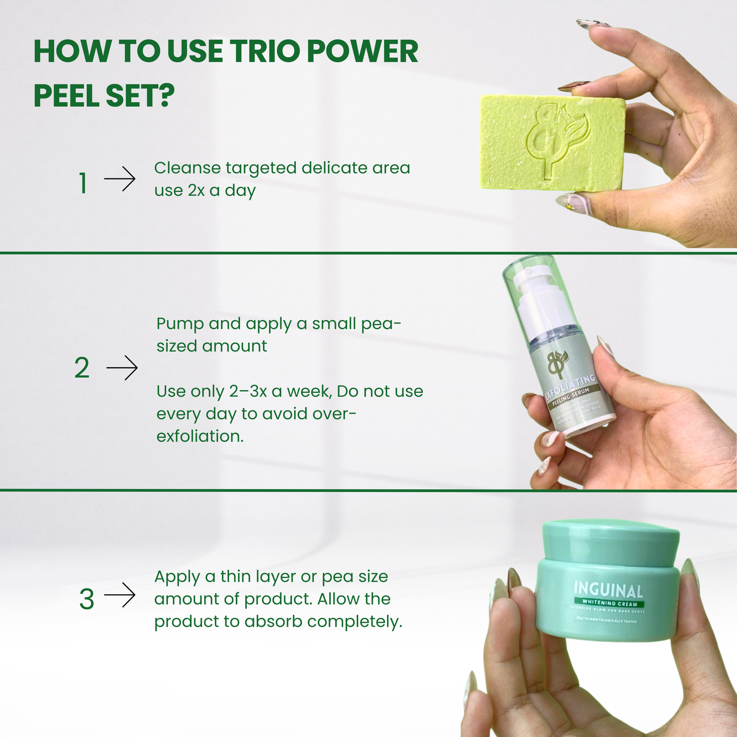 Private Trio Power Peel Set