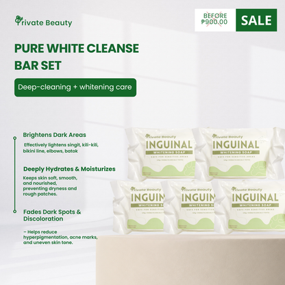 Pure White Cleanse Bar Set
