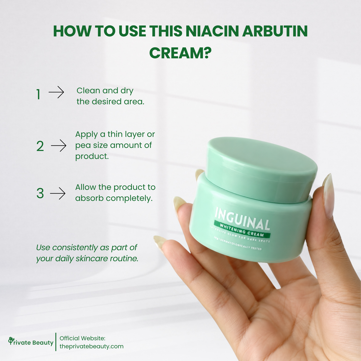 Private Beauty Niacin-Arbutin Cream