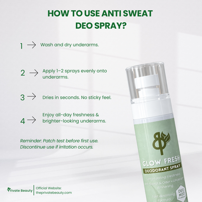 Private Beauty Anti-Sweat Glow Fresh Deo Spray