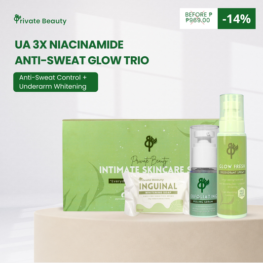 Private Beauty UA 3X Niacinamide Anti-Sweat Glow Trio