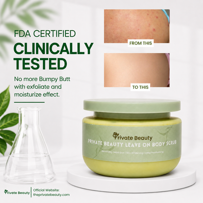 Private Beauty Leave On Body Scrub