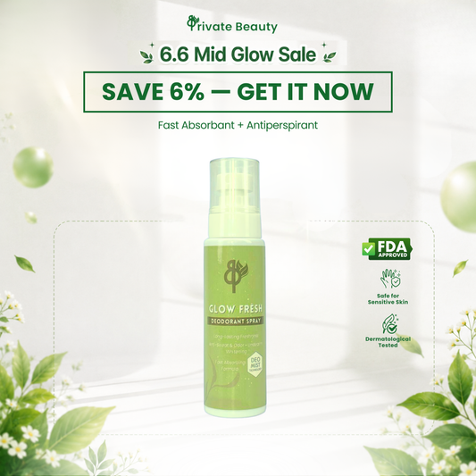 [6.6] Private Beauty Anti-Sweat Glow Fresh Deo Spray